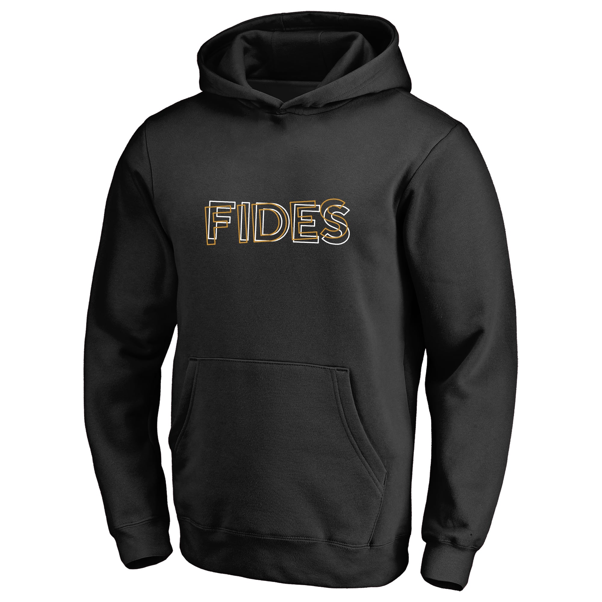 FIDES HAWKS OVERLAP LOGO PARKA 【BLACK】